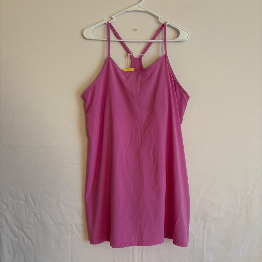 Flex Strappy Dress With Built In Shorts Liner Purple Racerback | All In Motion - Picture 5 of 16